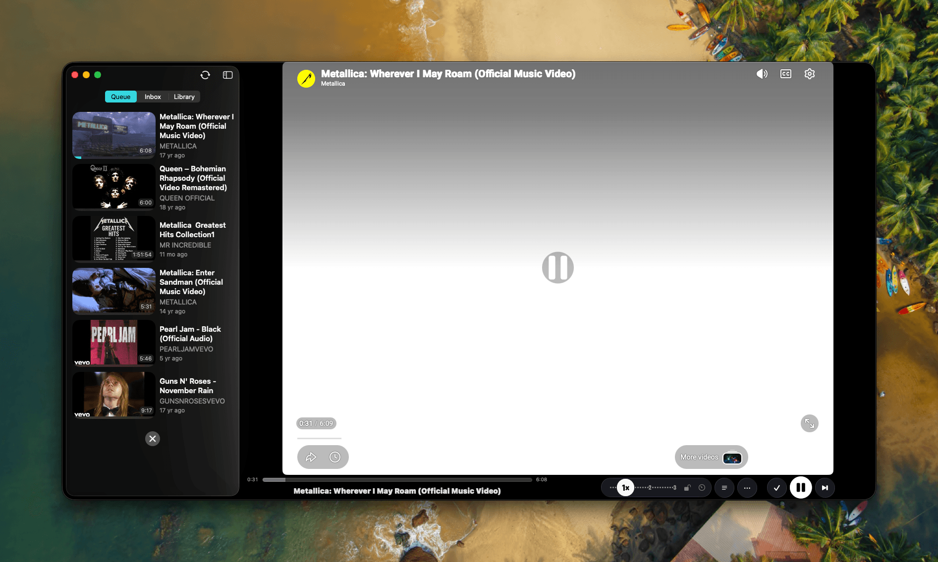 Unwatched for YouTube on iPhone showing the ordered watch-later queue and channel triage